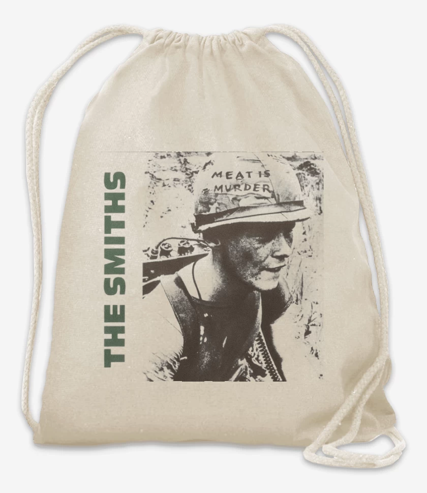 Mochila Blanco de The smiths meat is murder