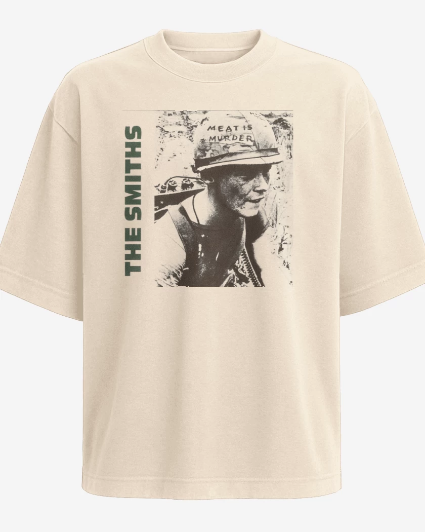 Polera Oversize The smiths meat is murder