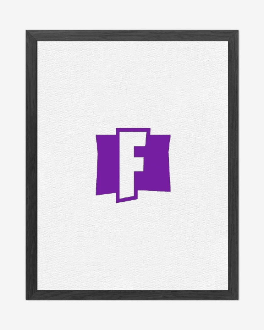 Cuadro decorativo Logo Fornite 