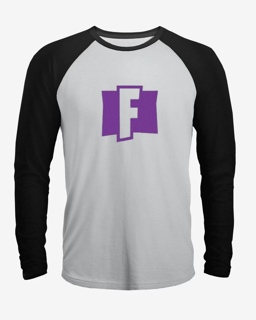 Polera Raglan Logo Fornite 