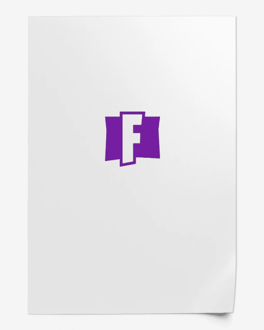 Print Logo Fornite 