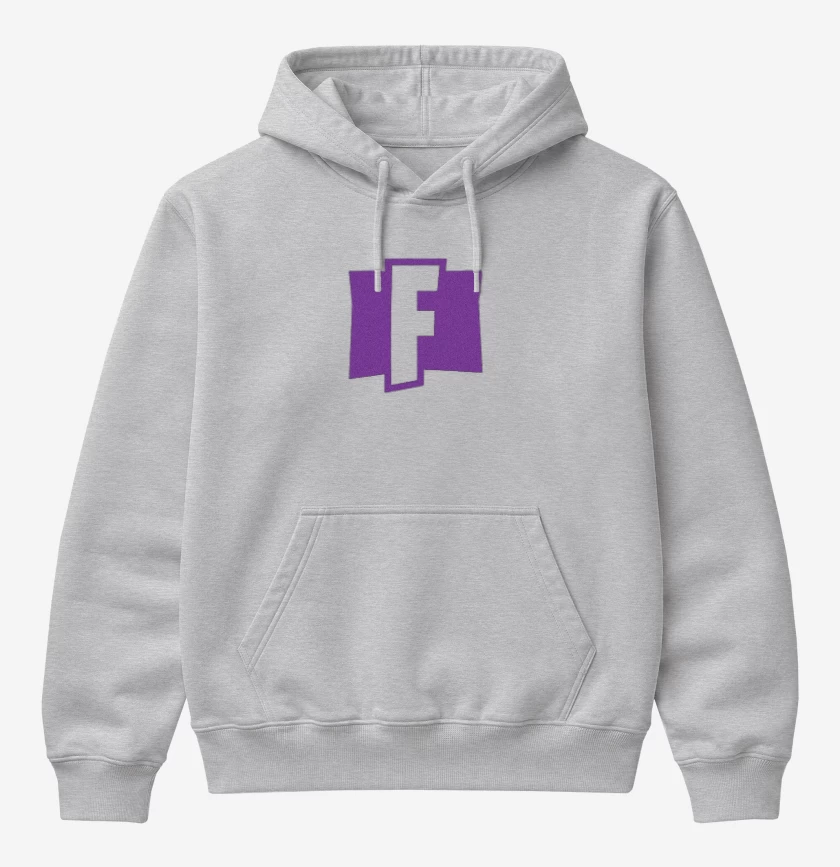 Poleron Canguro básico Logo Fornite 