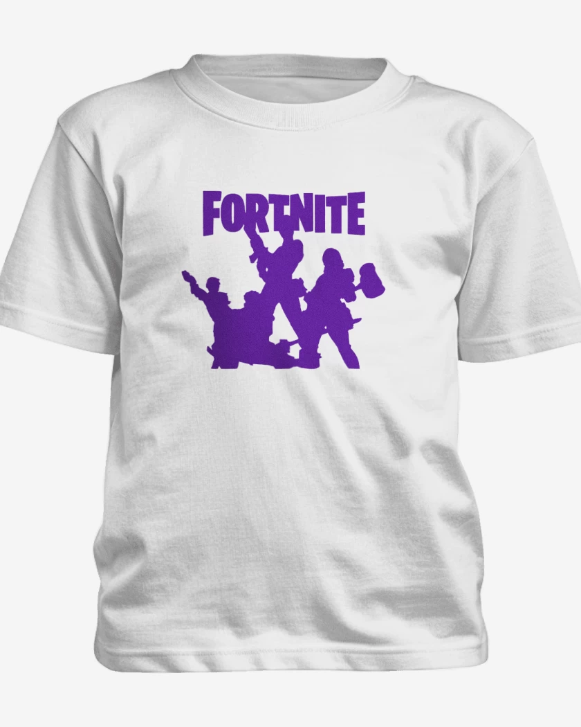Polera de niño Blanco de Fornite Squad