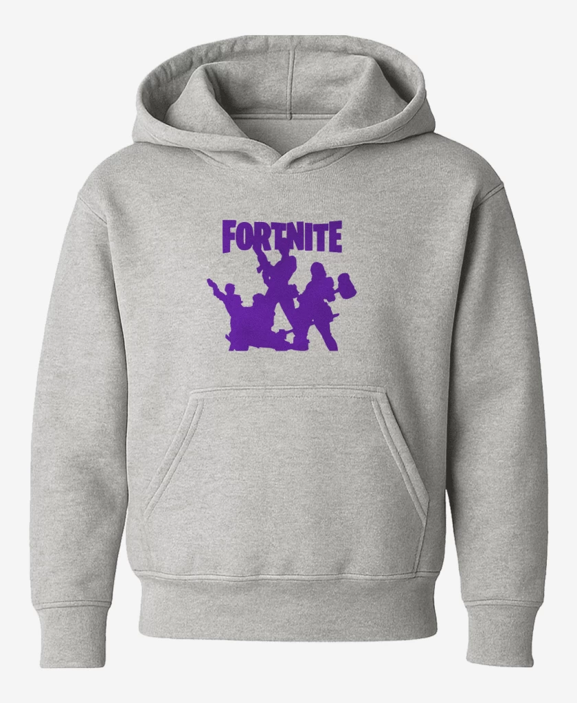 Poleron de niño Gris Melange de Fornite Squad