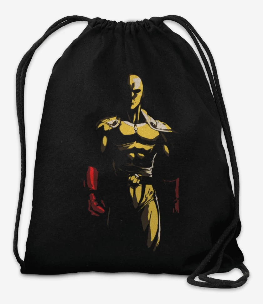 Mochila Negro de Saitama punch