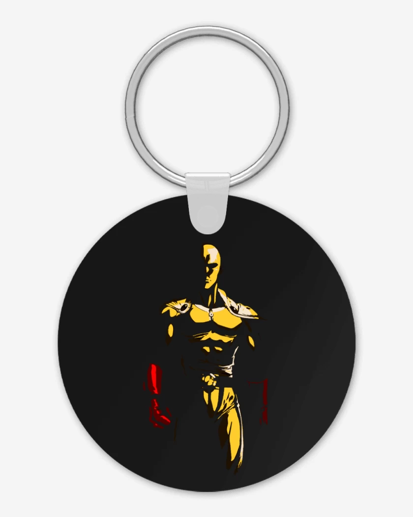 Llavero Negro de Saitama punch