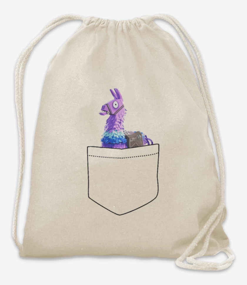 Mochila Blanco de LLama Fornite