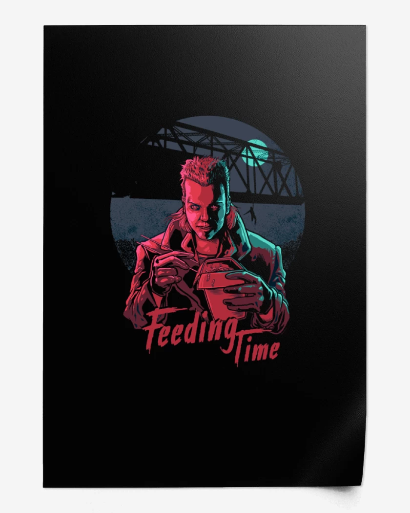 Print Negro de The lost boys