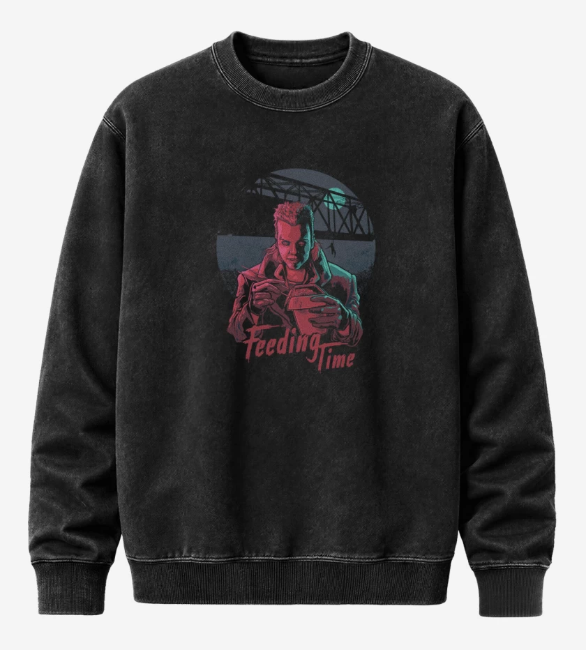 Poleron Polo Acid Wash Negro de The lost boys