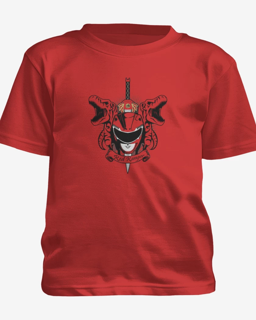 Polera de niño Rojo de Tyrannosaurus Red Ranger