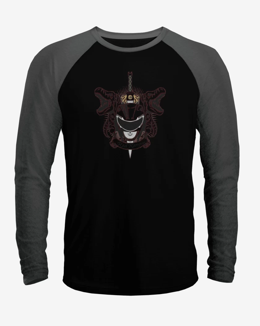 Polera Raglan Tyrannosaurus Red Ranger
