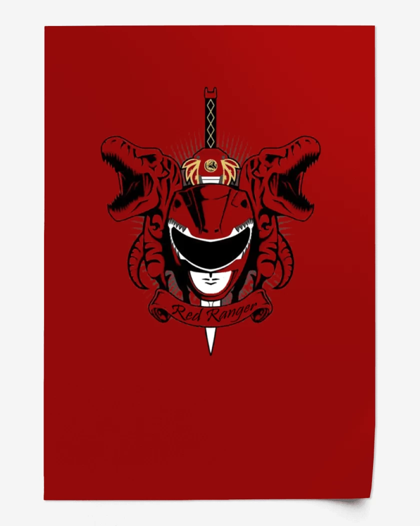 Print Tyrannosaurus Red Ranger