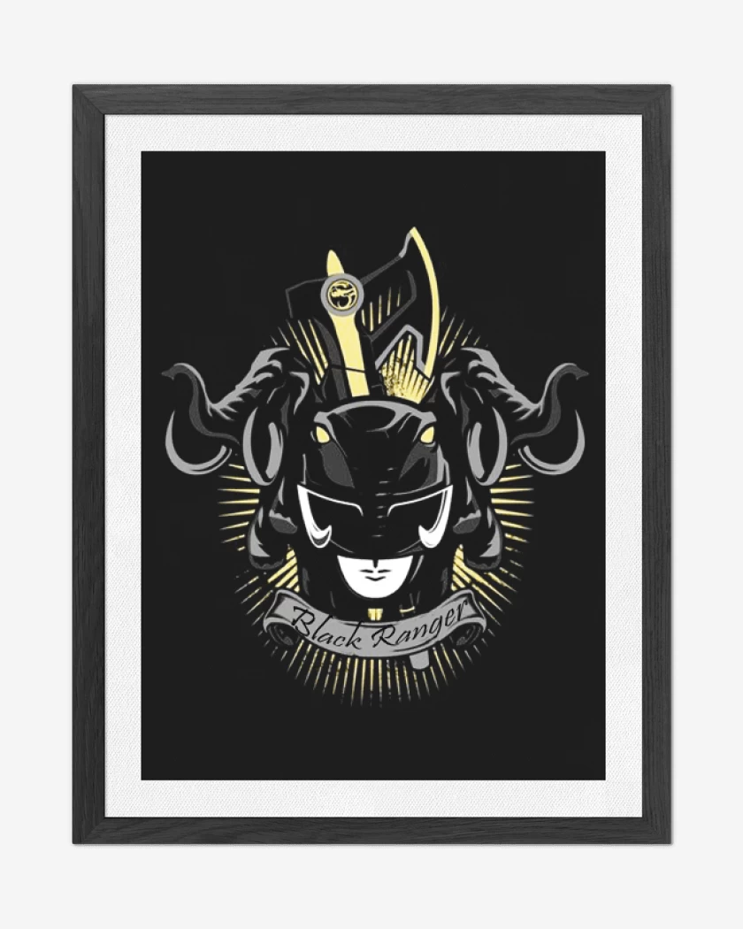 Cuadro decorativo Negro de Mastodon Black Ranger