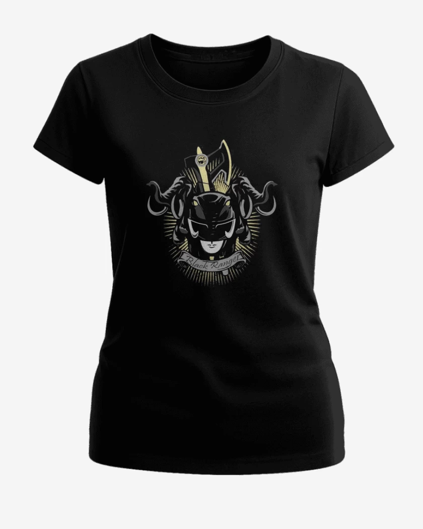 Polera de Mujer Negro de Mastodon Black Ranger