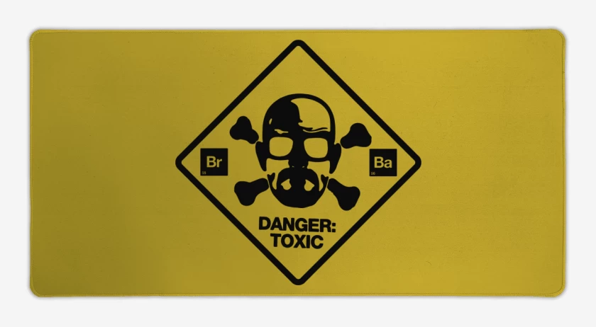 Mouse pad Gamer BrBa - Danger Toxic