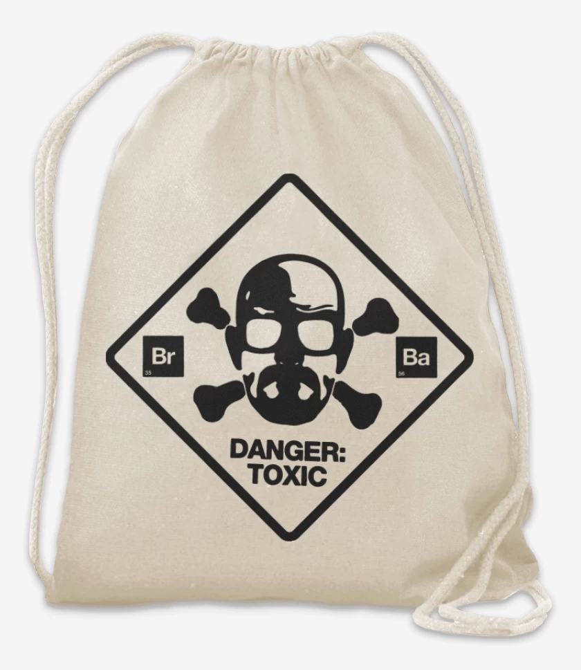 Mochila Blanco de BrBa - Danger Toxic
