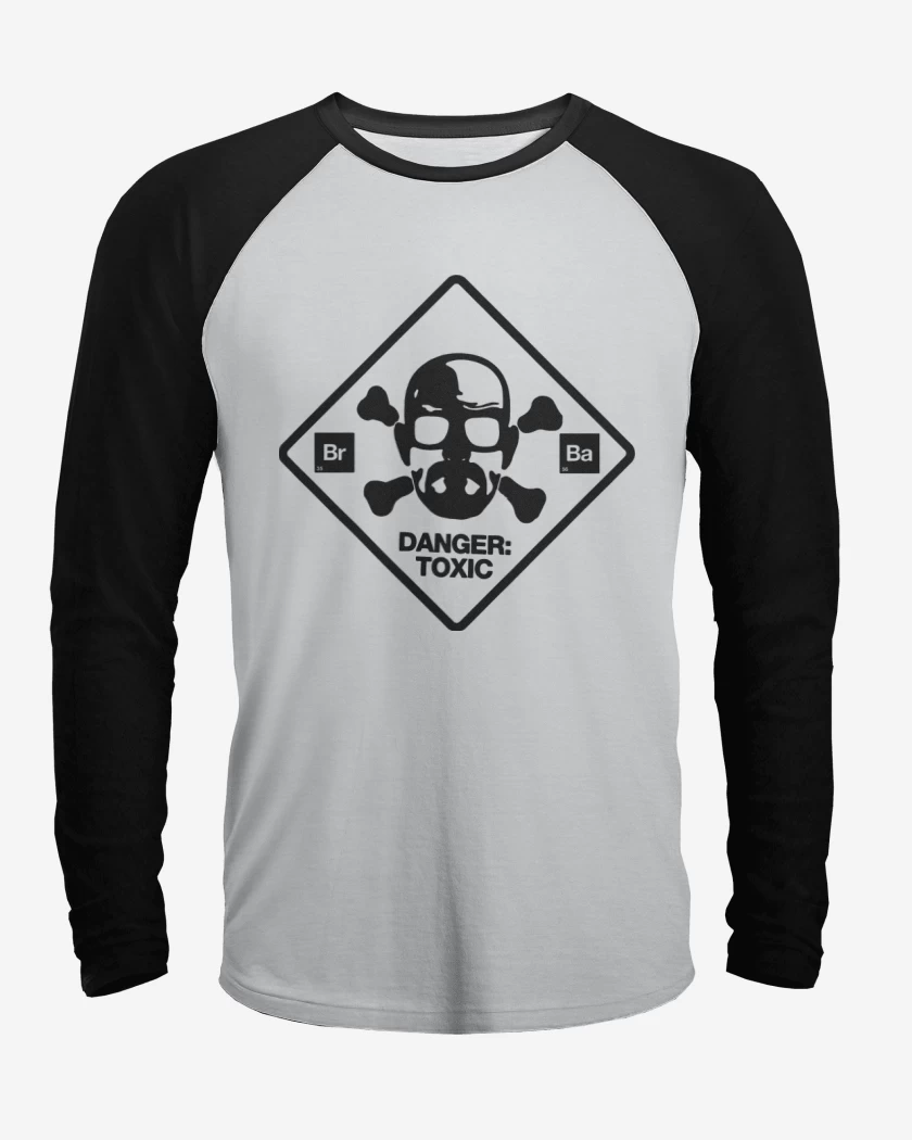 Polera Raglan BrBa - Danger Toxic