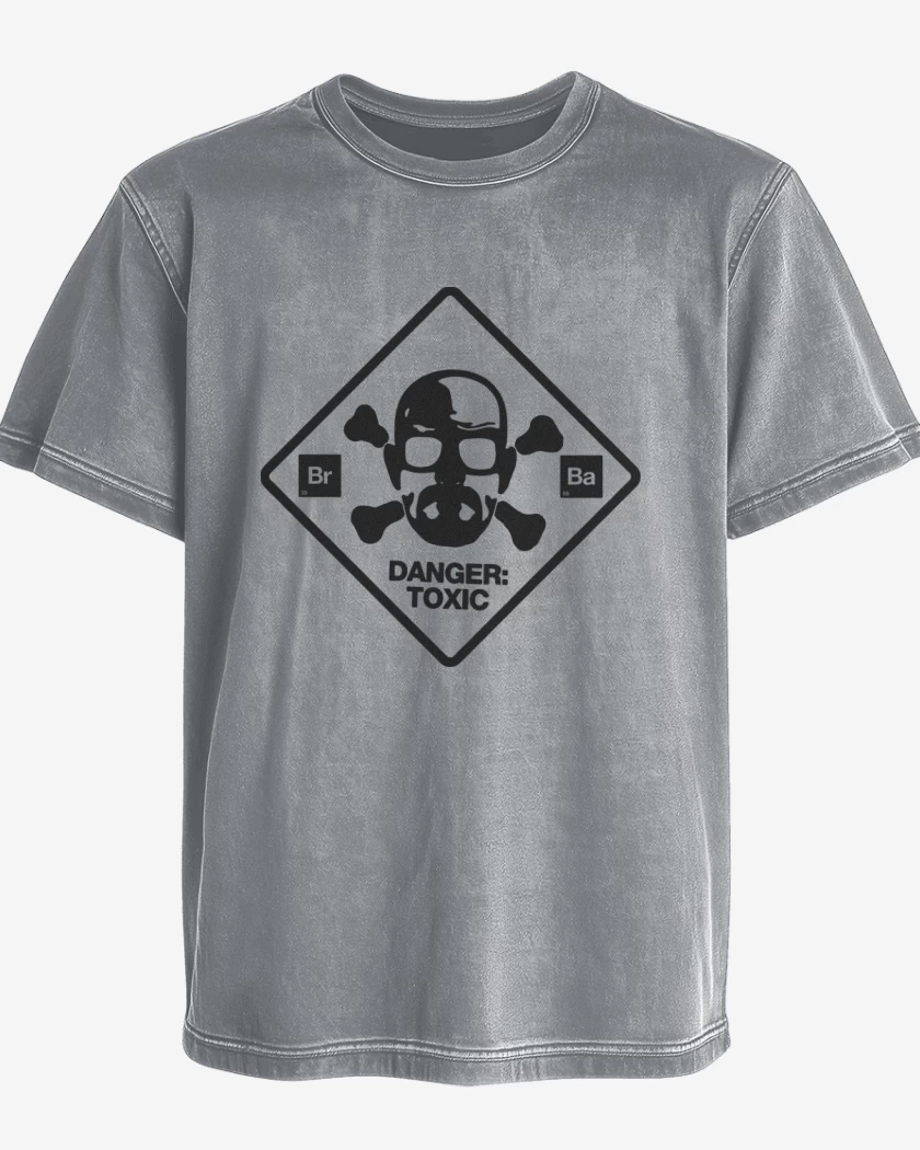 Polera desgastada BrBa - Danger Toxic