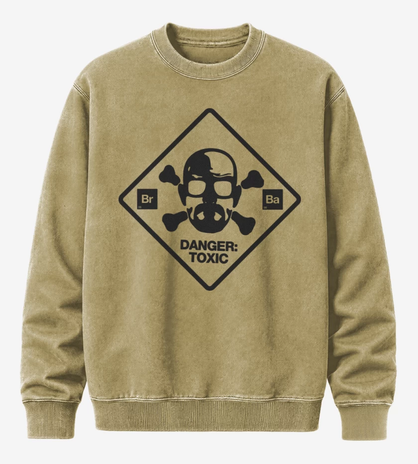 Poleron Polo Acid Wash Beige de BrBa - Danger Toxic