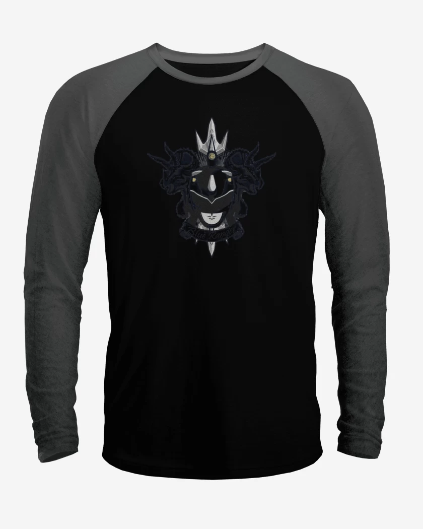 Polera Raglan Triceratops Blue Ranger