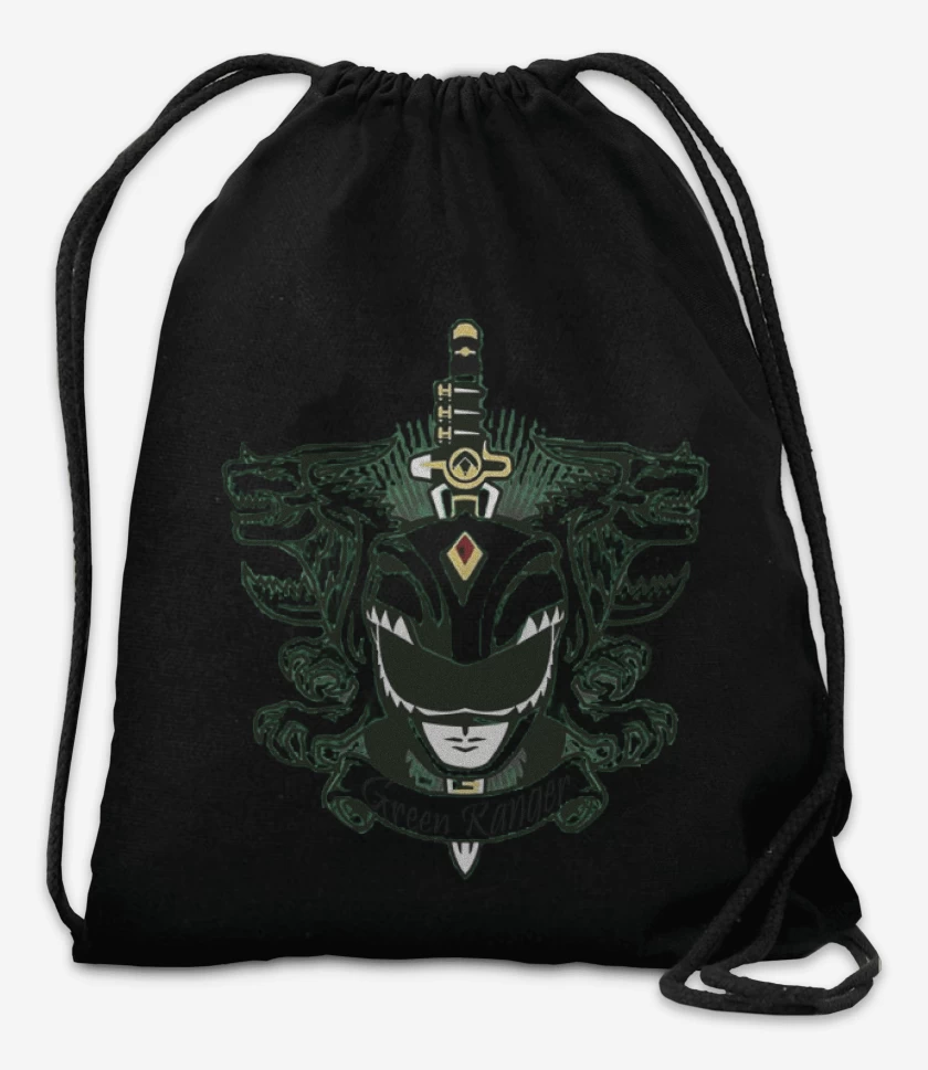 Mochila Negro de Dragonzord Green Ranger