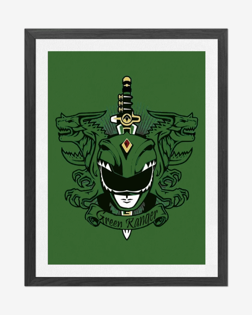 Cuadro decorativo Dragonzord Green Ranger