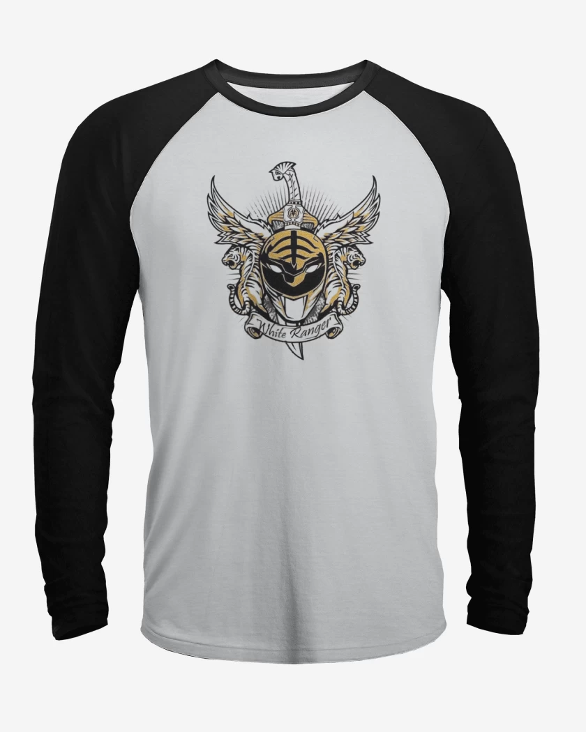 Polera Raglan Tiger White Ranger 