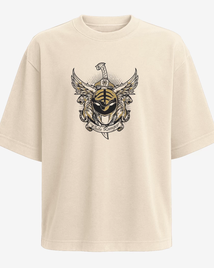 Polera Oversize Tiger White Ranger 