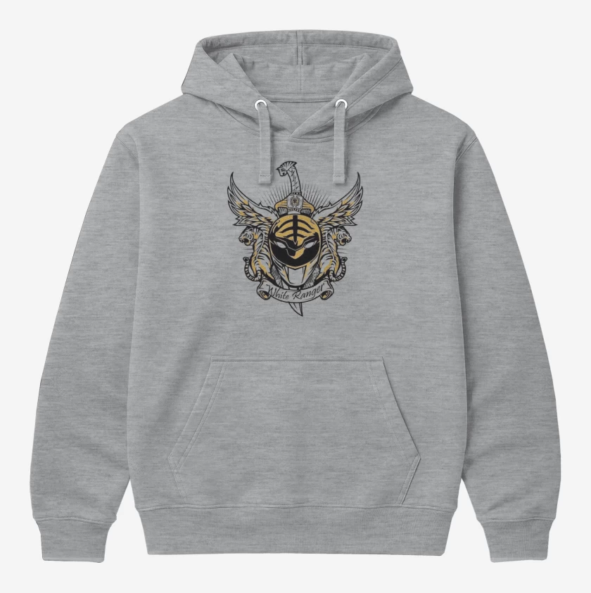 Polerón Canguro Tiger White Ranger 