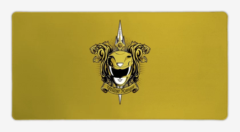 Mouse pad Gamer Sabertooth Yellow Ranger
