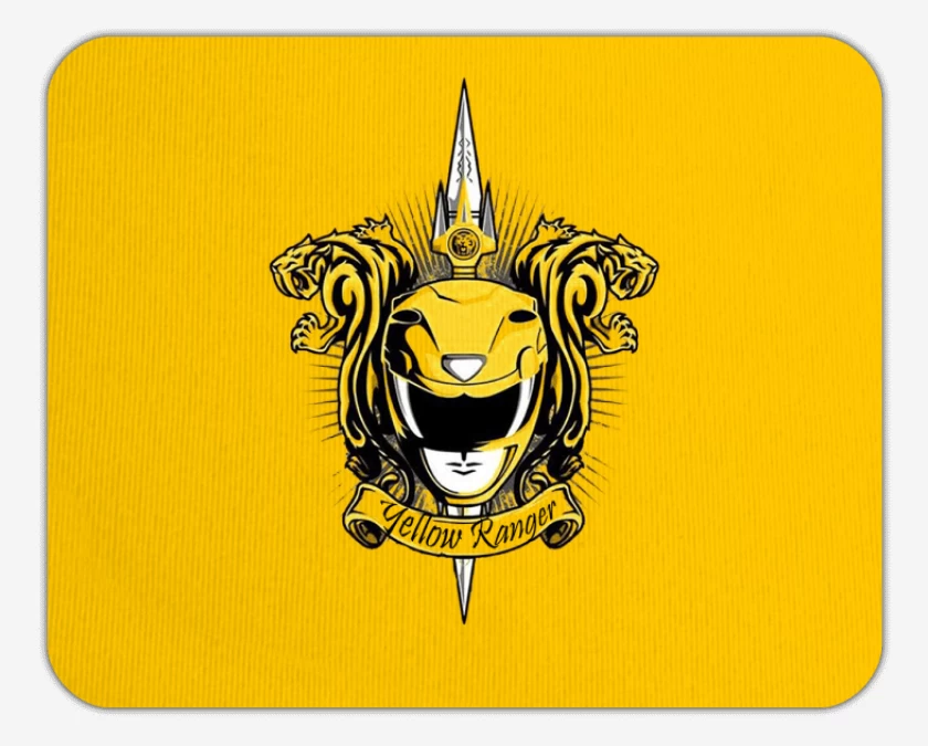 Mousepad Sabertooth Yellow Ranger