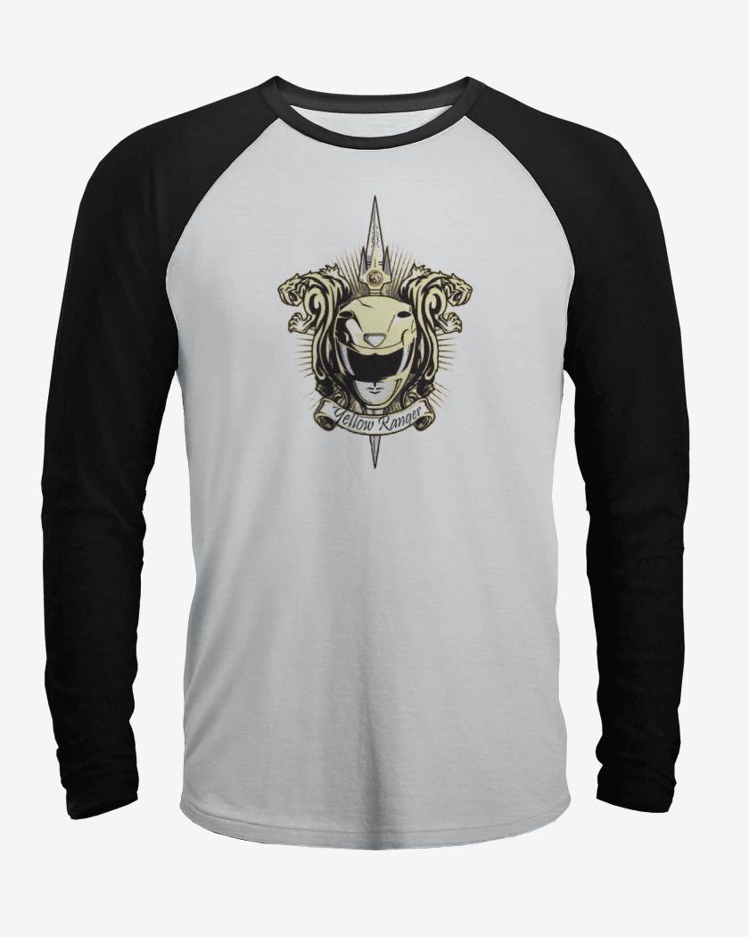Polera Raglan Sabertooth Yellow Ranger