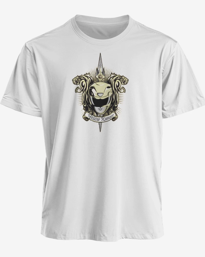 Polera premium Sabertooth Yellow Ranger