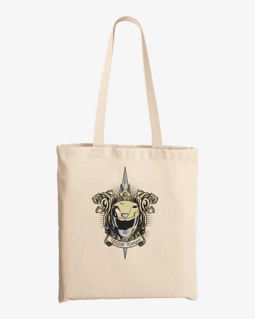 Totebag Sabertooth Yellow Ranger