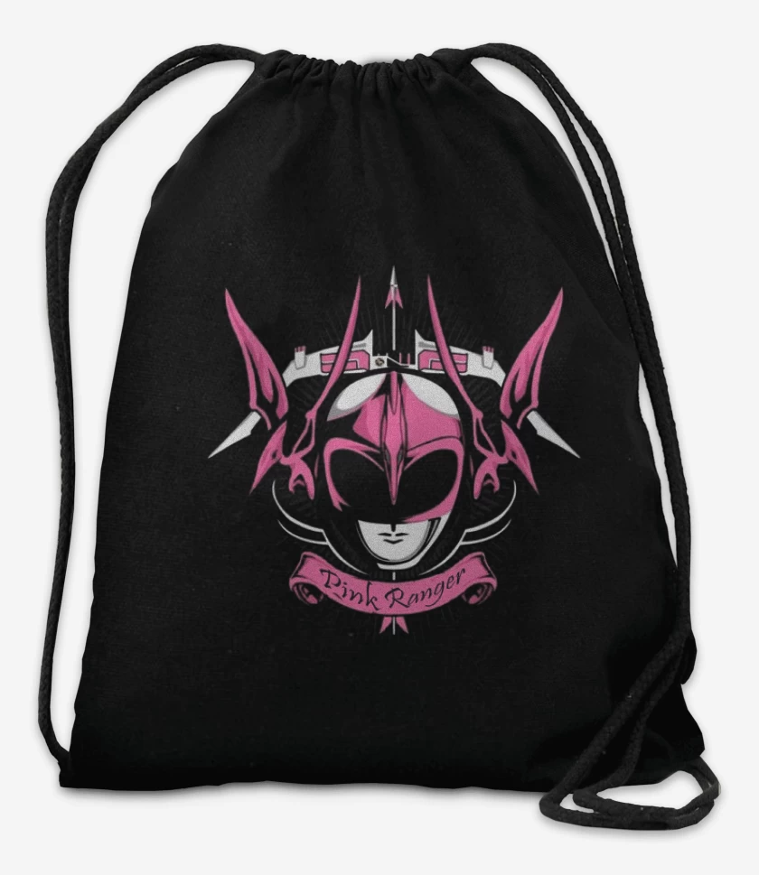 Mochila Negro de Pterodactyl Pink Ranger