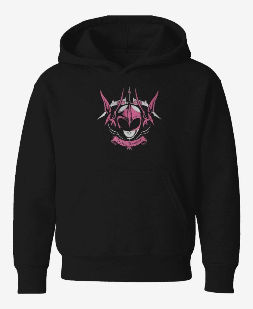 Poleron de niño Negro de Pterodactyl Pink Ranger