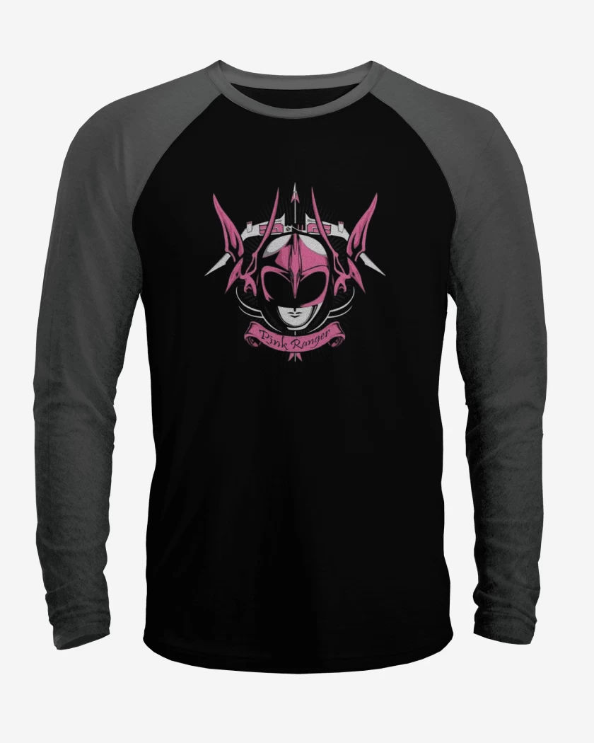 Polera Raglan Pterodactyl Pink Ranger