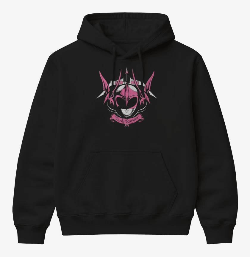 Poleron Canguro básico Pterodactyl Pink Ranger