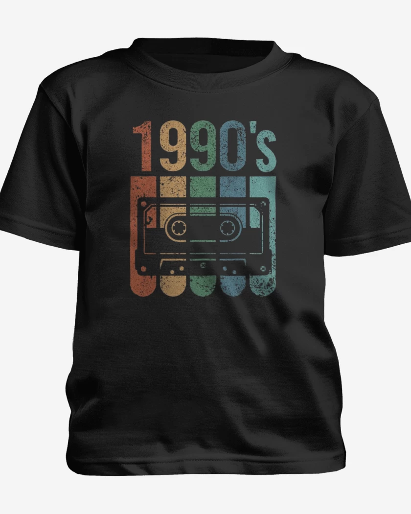 Polera de niño Negro de noventas 