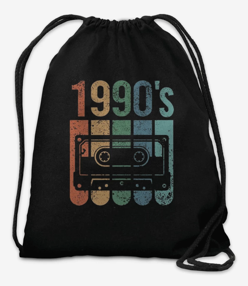Mochila Negro de noventas 