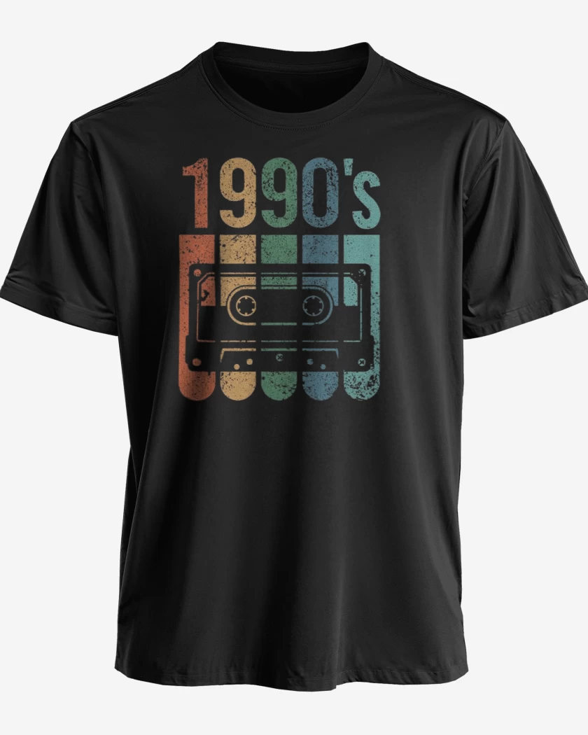 Polera premium Negro de noventas 