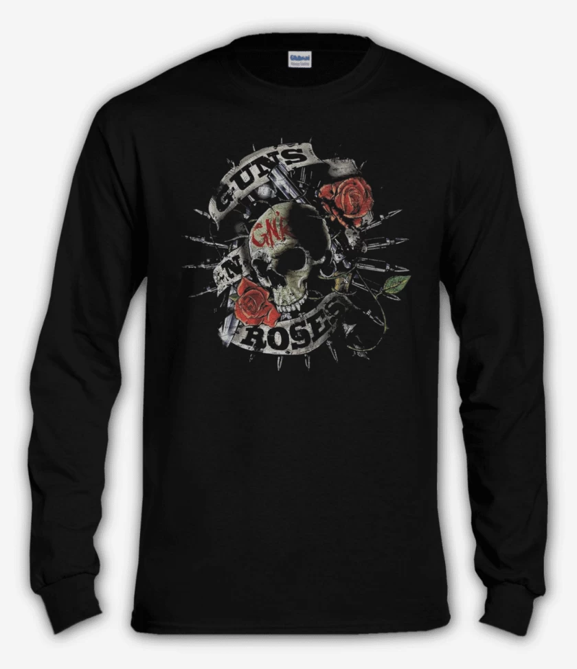 Polera manga larga guns and roses 3