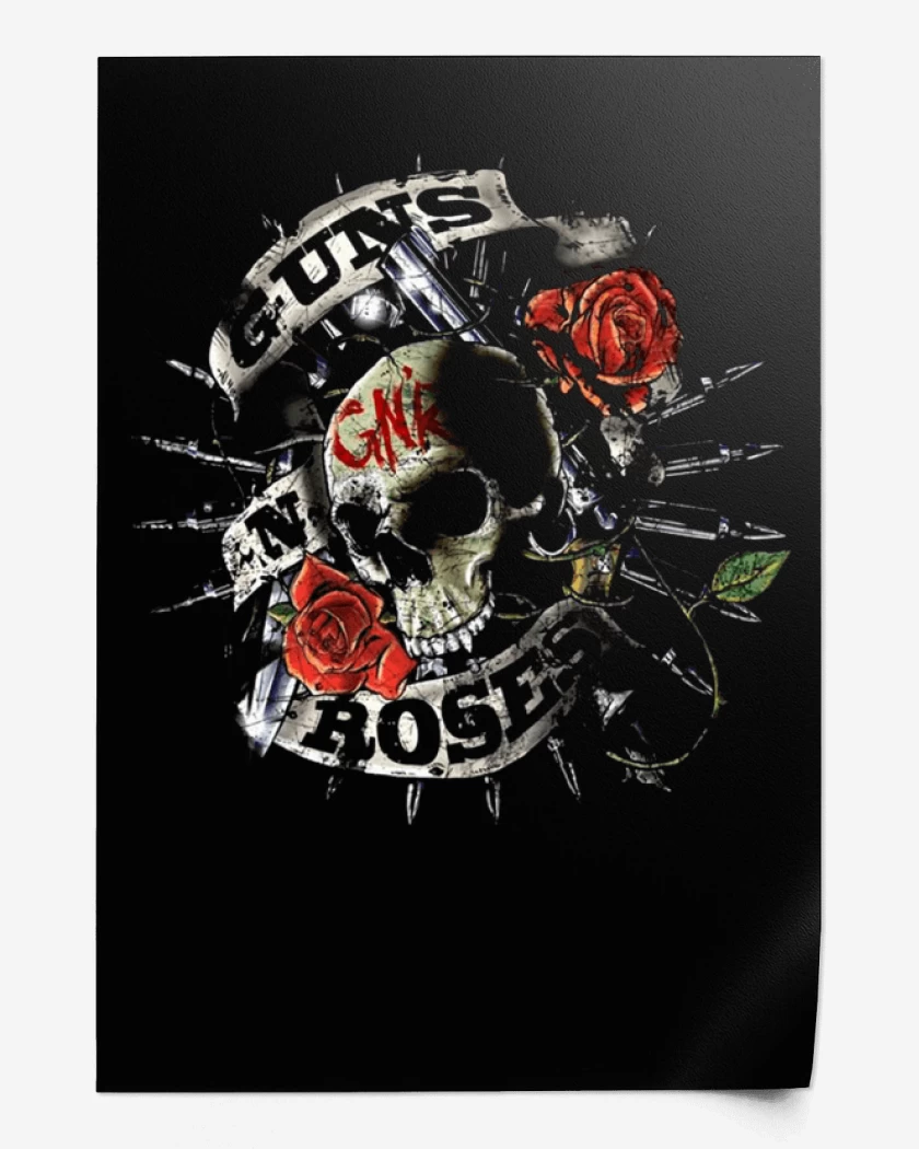 Print guns and roses 3