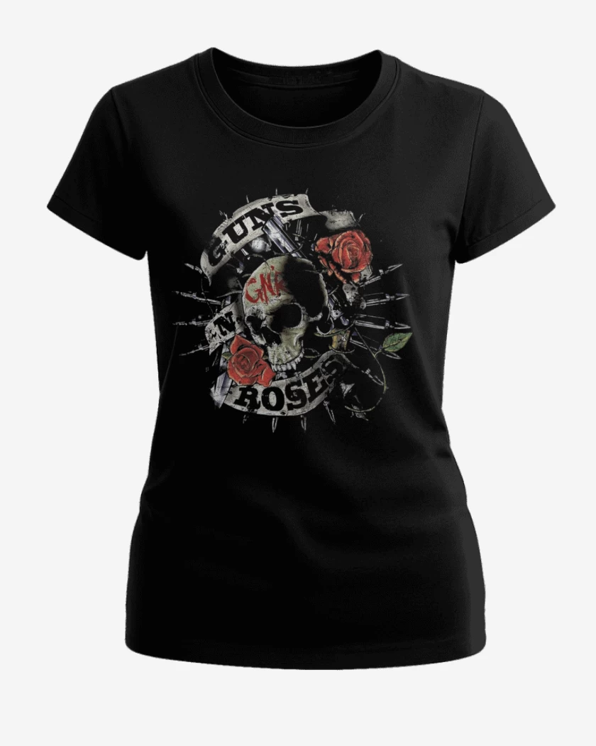Polera de Mujer guns and roses 3