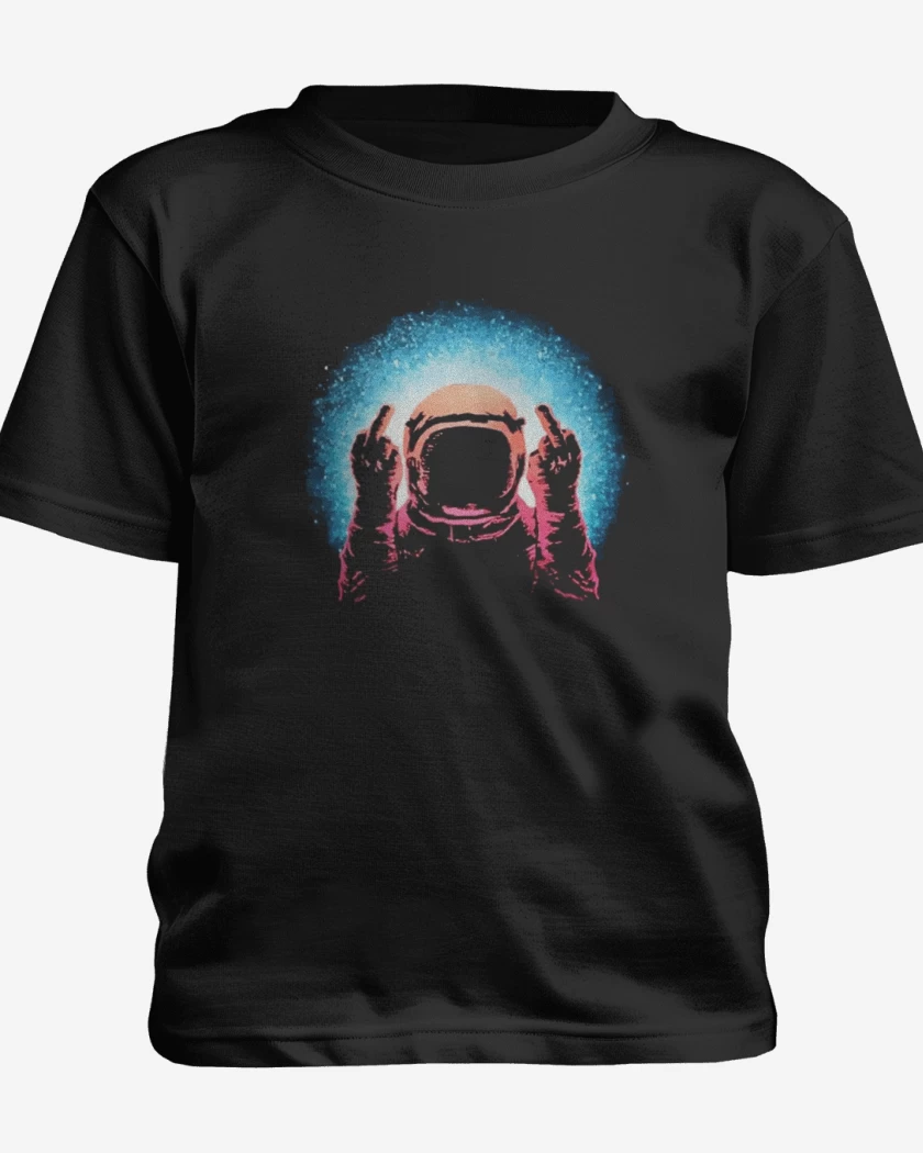 Polera de niño Negro de Astronauta 15 
