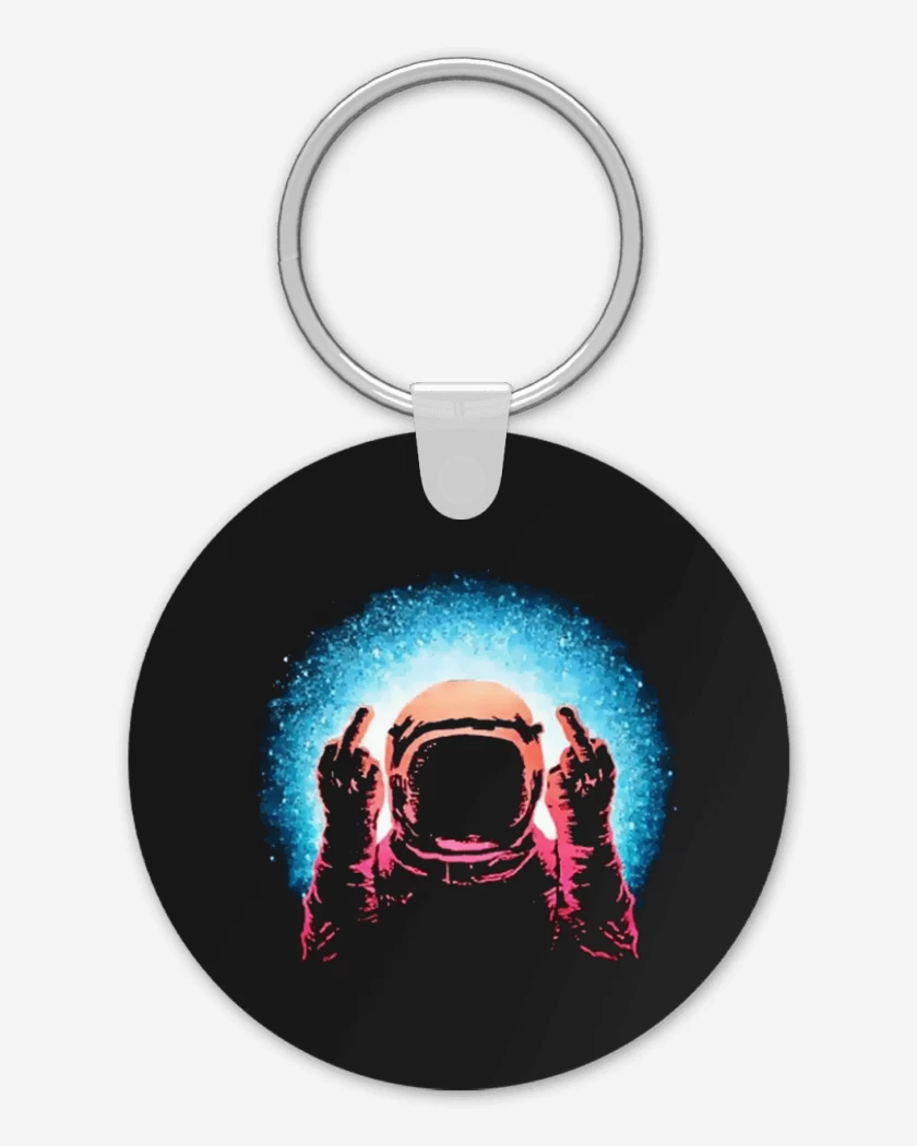 Llavero Negro de Astronauta 15 
