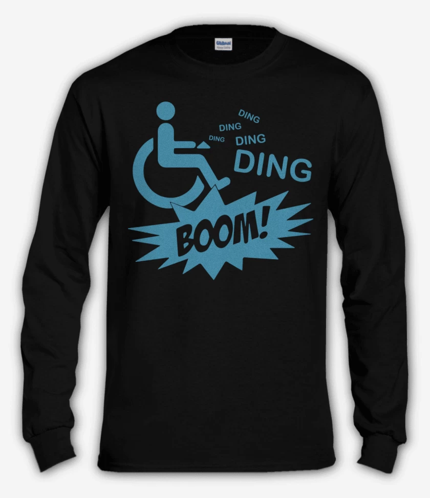 Polera manga larga Negro de BrBa - Ding Ding Boom