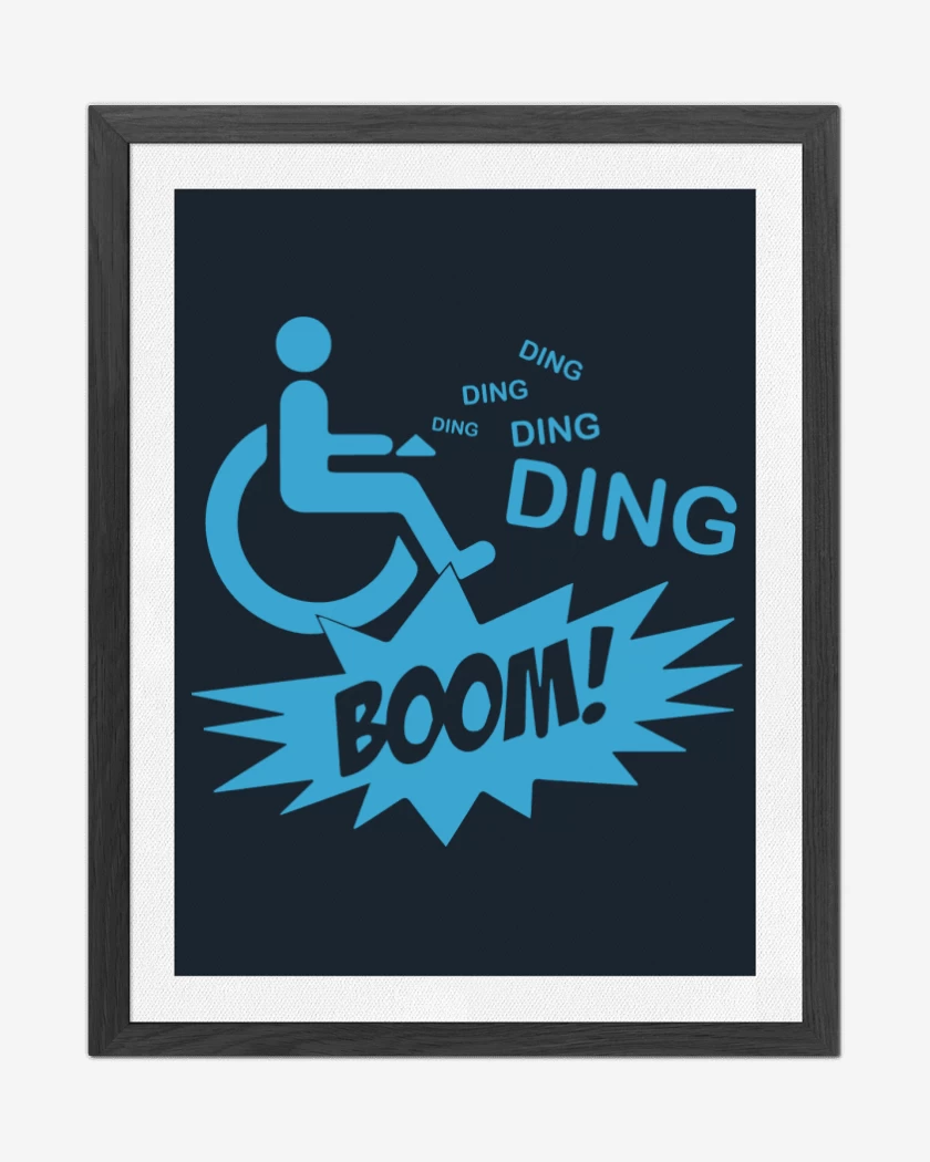 Cuadro decorativo Azul Marino de BrBa - Ding Ding Boom