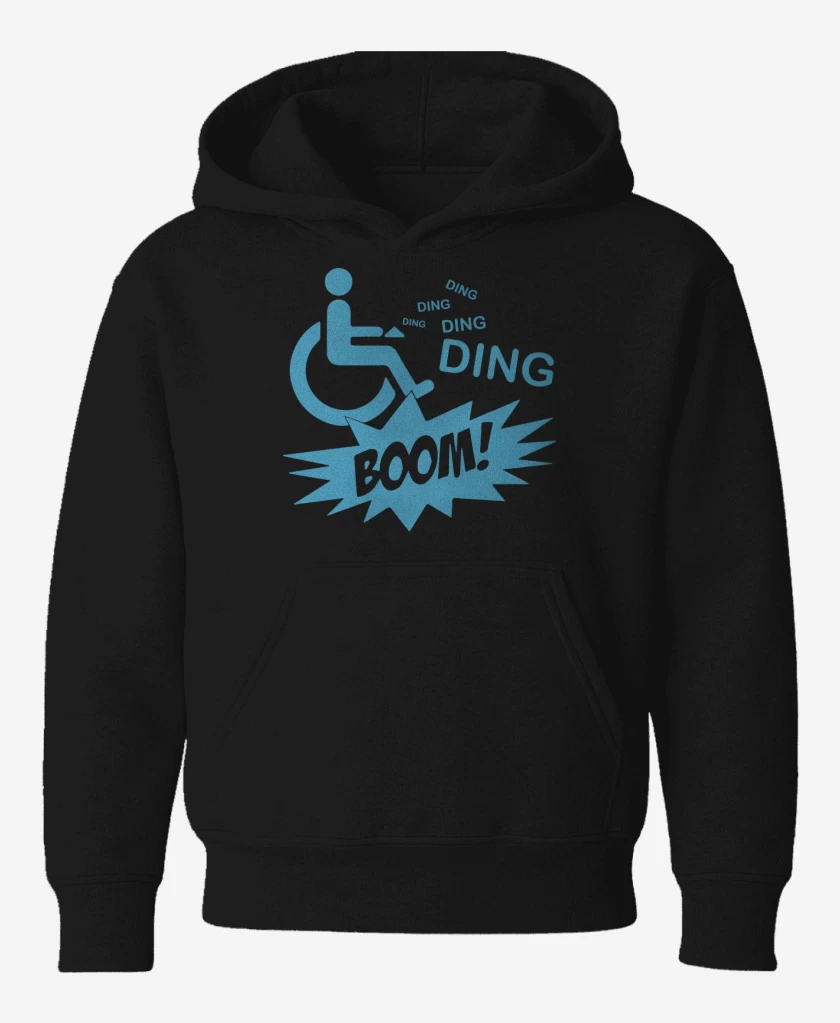 Poleron de niño Negro de BrBa - Ding Ding Boom