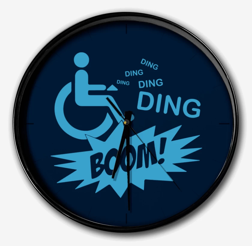 Reloj Azul Marino de BrBa - Ding Ding Boom